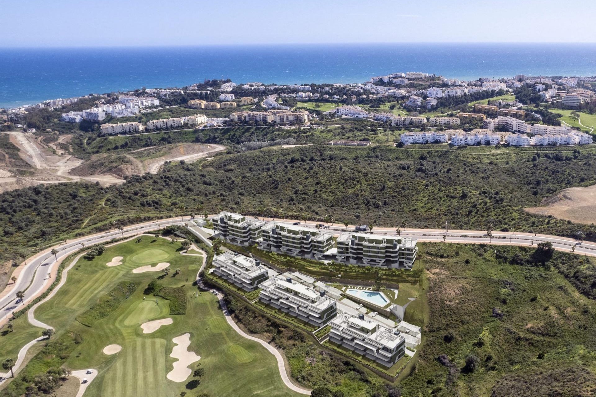 Nouvelle construction - Attique -
Mijas - Calanova Golf