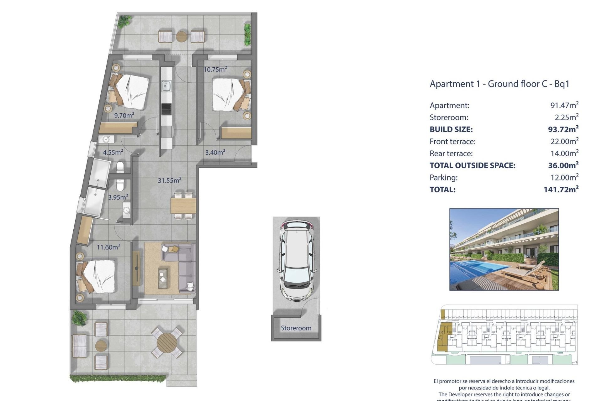 Nouvelle construction - Ground floor apartment -
Los Alcazares - Los Alcázares