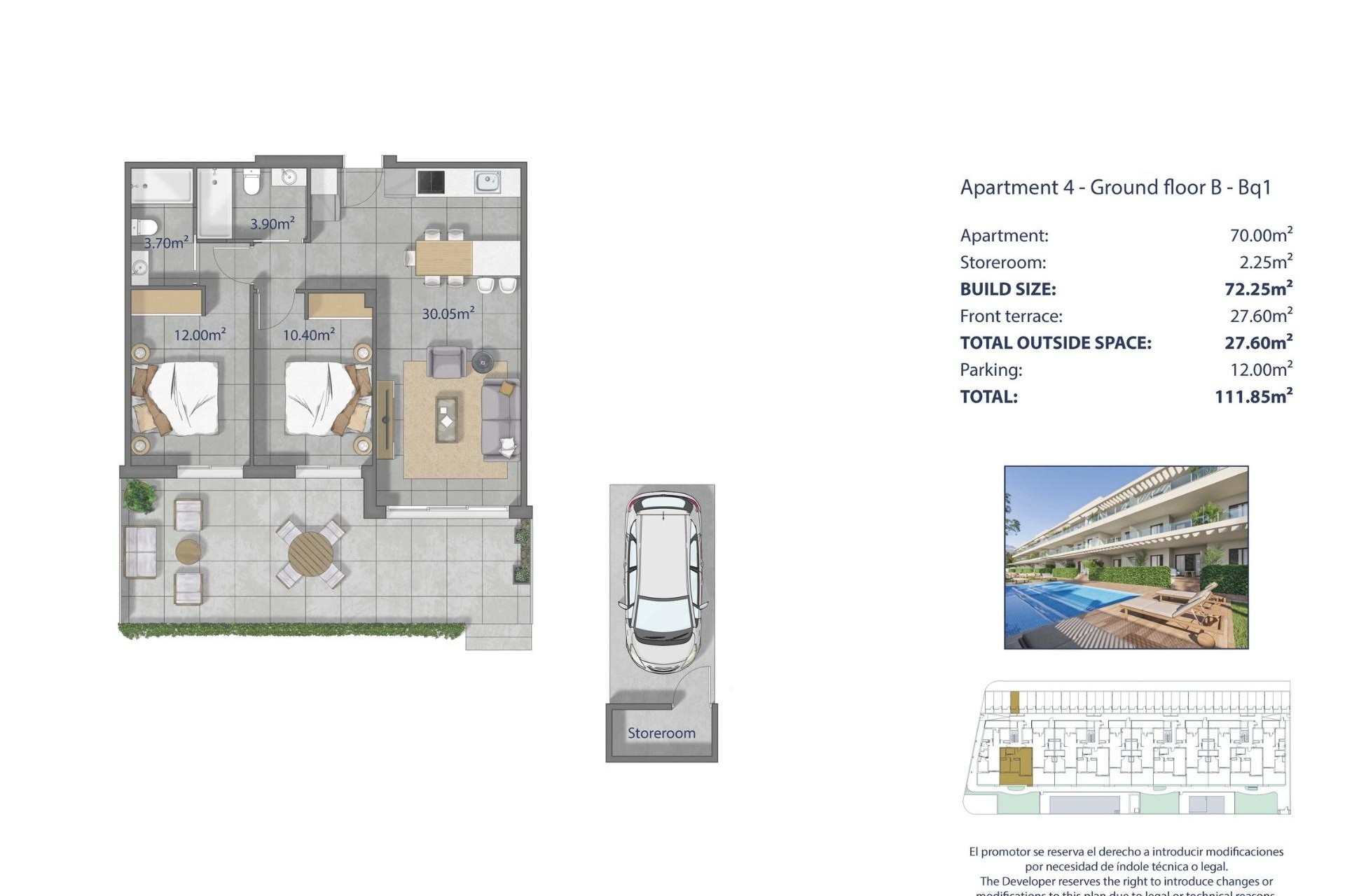 Nouvelle construction - Ground floor apartment -
Los Alcazares - Los Alcázares