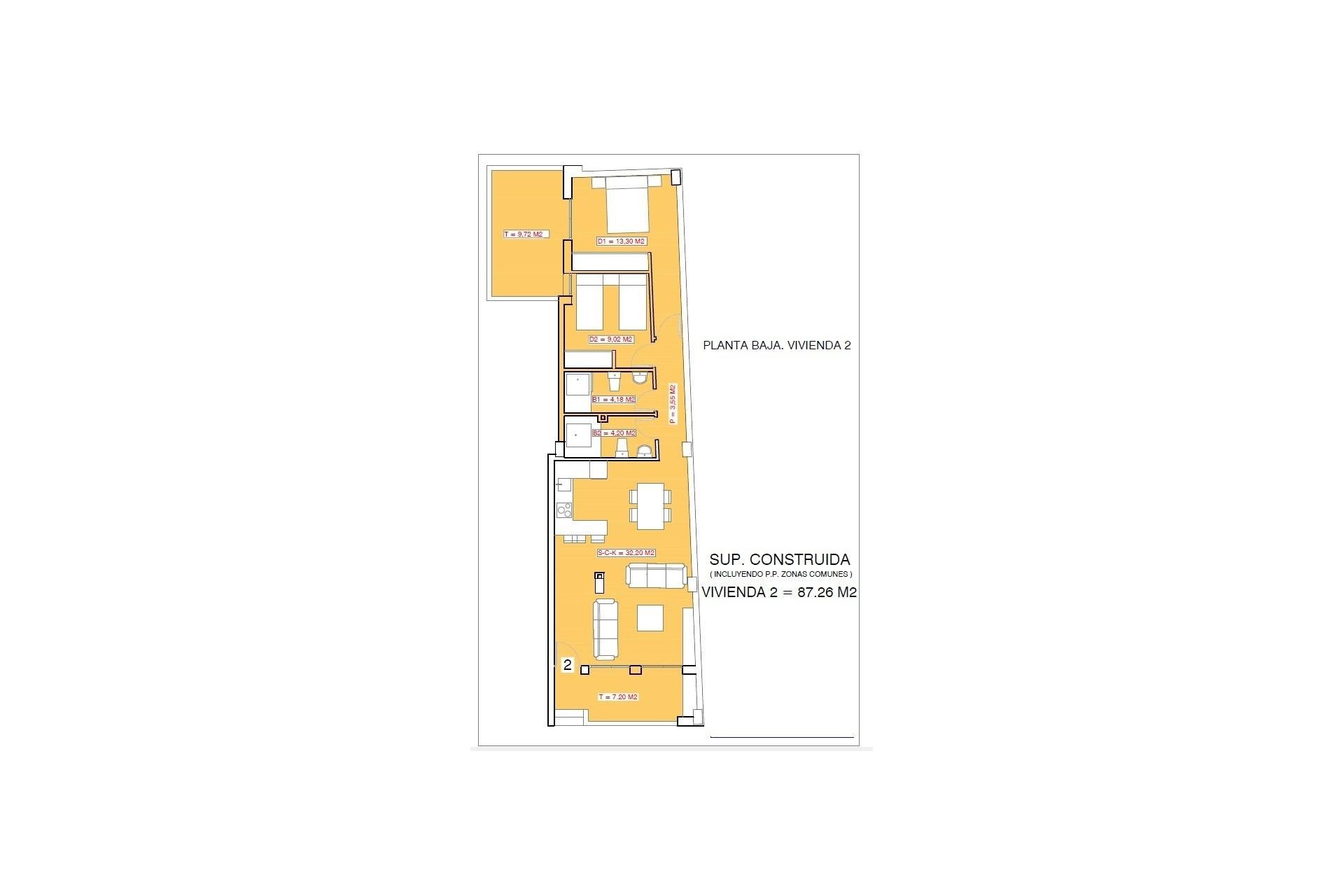 Nouvelle construction - Ground floor apartment -
Torrevieja