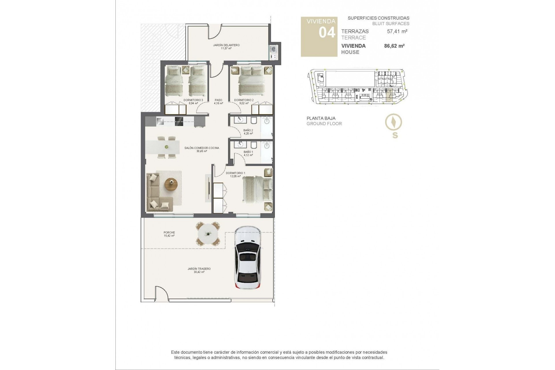 Nouvelle construction - Ground Floor Bungalow -
Pilar de la Horadada