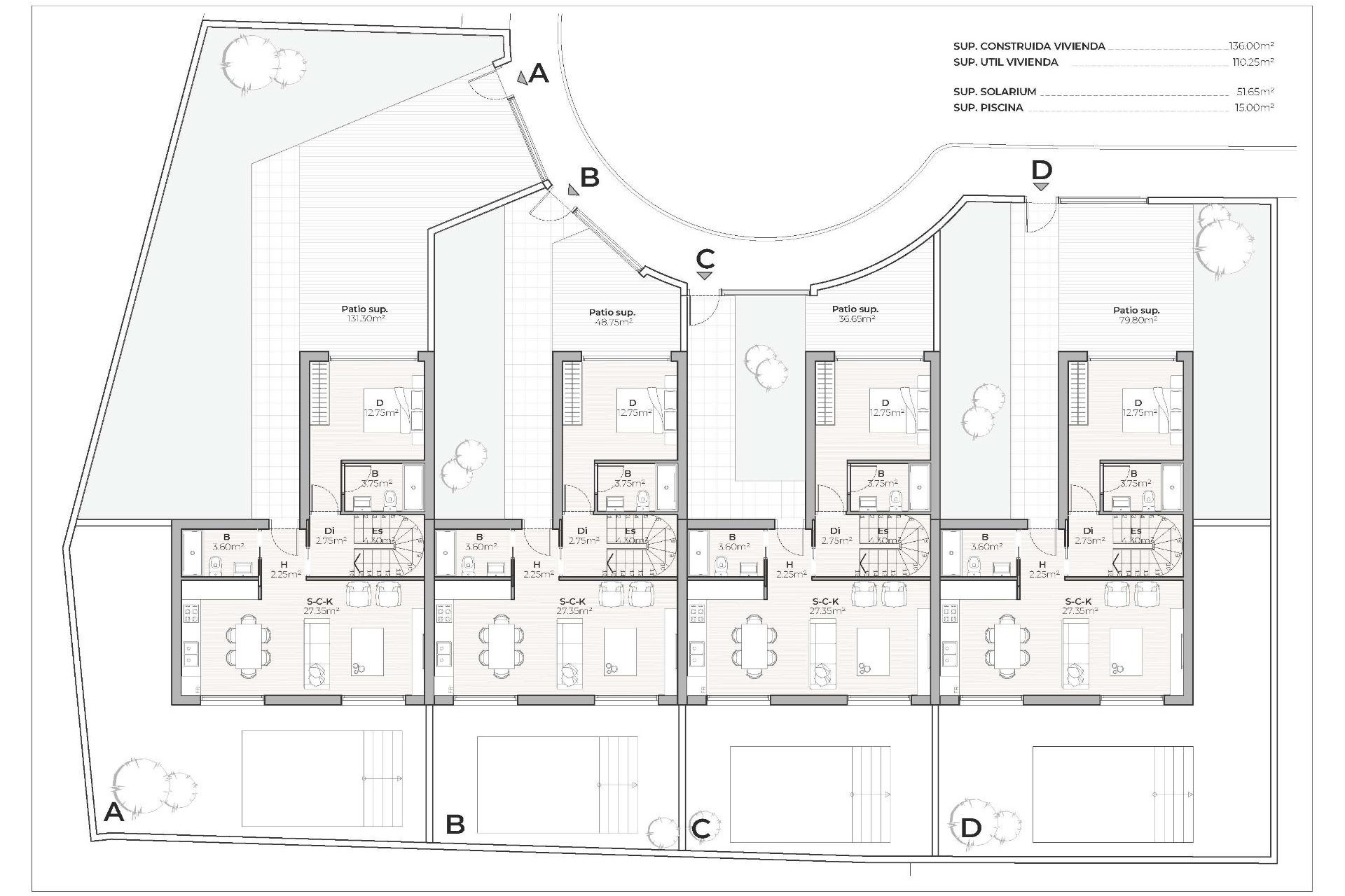 Nouvelle construction - Semidetached -
Mazarron