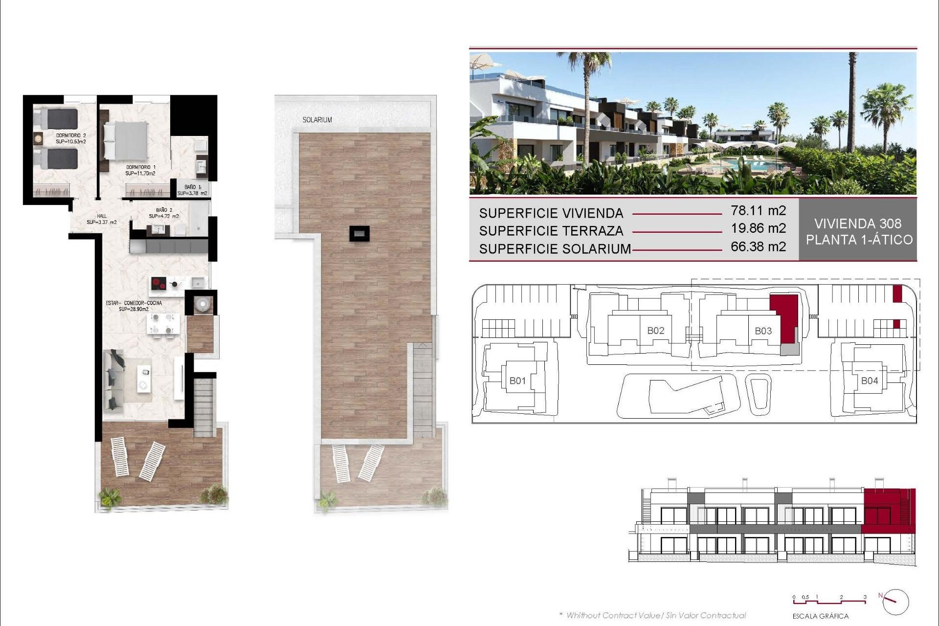 Nouvelle construction - Top Floor Bungalow -
Rojales