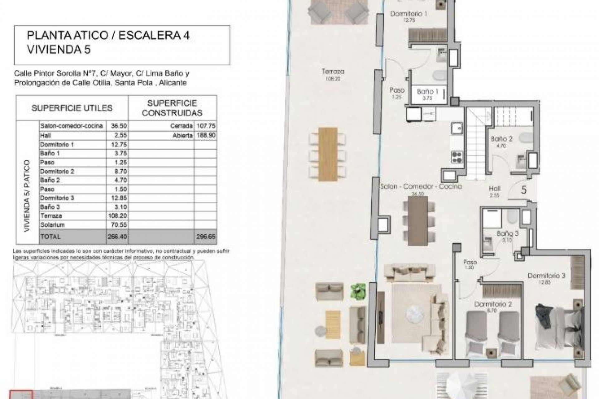 Nueva construcción  - Ático -
Santa Pola