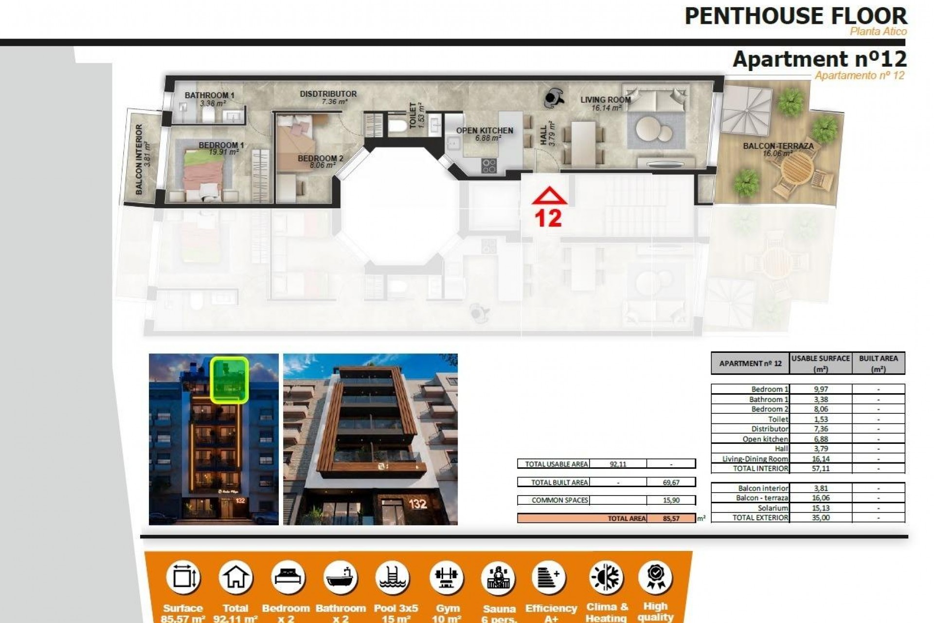 Nueva construcción  - Ático -
Torrevieja - Playa de El Cura