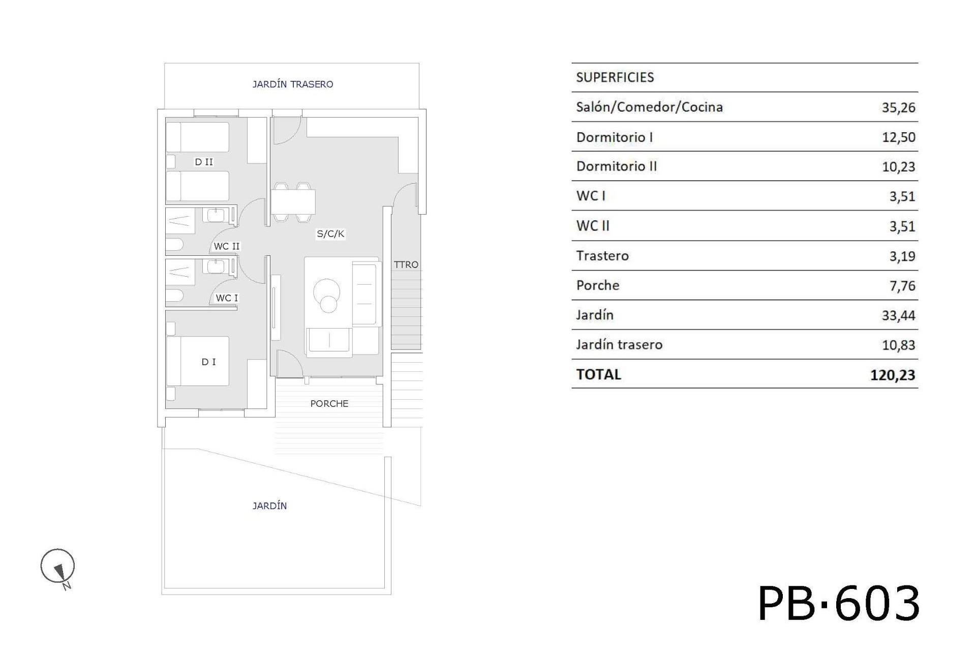 Nueva construcción  - Ground Floor Bungalow -
San Miguel de Salinas