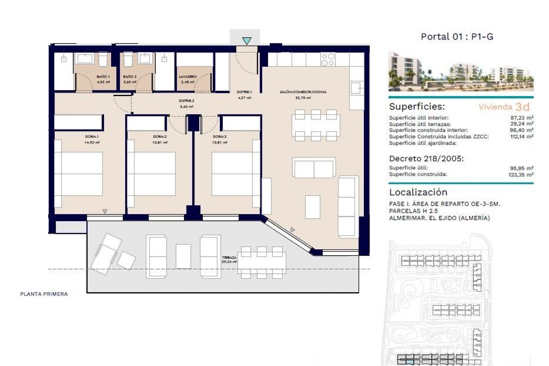 Nueva construcción  - Piso -
Almerimar