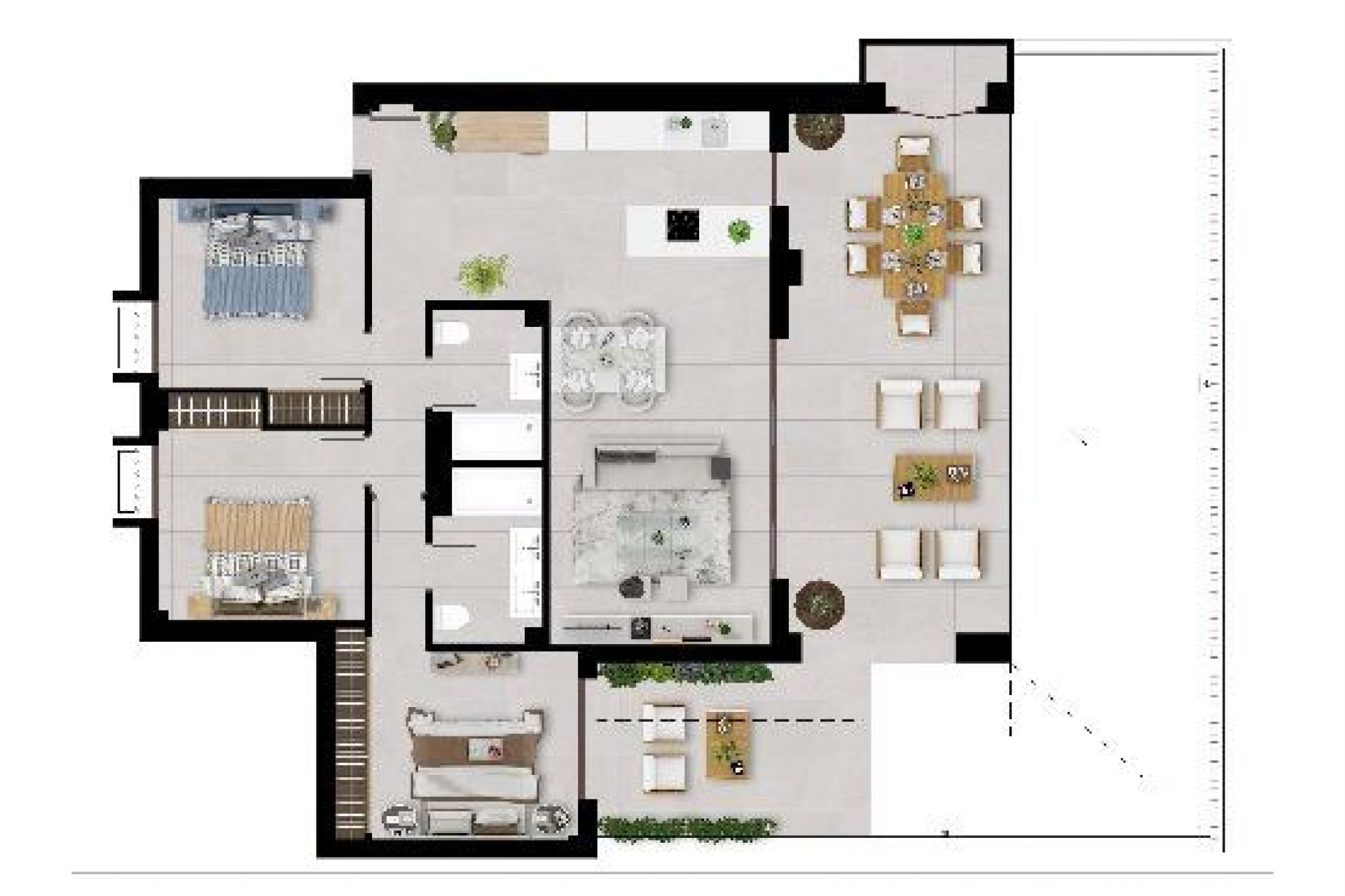 Nueva construcción  - Piso -
Istán - Urbaniz. Cerros del Lago
