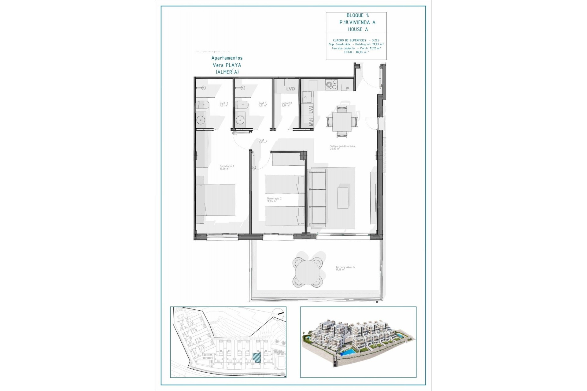 Nueva construcción  - Piso -
Vera - Pueblo Salinas
