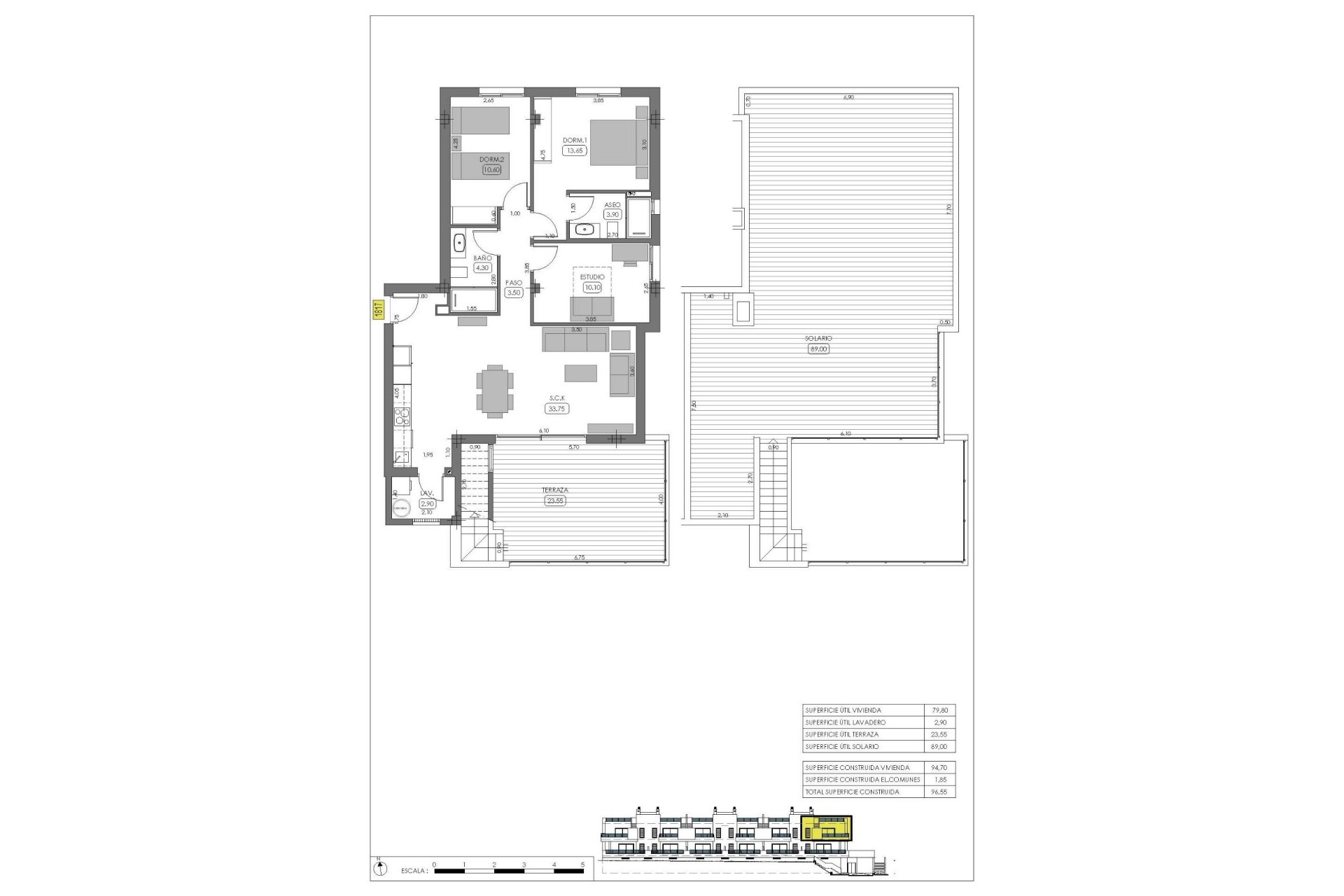 Nueva construcción  - Top Floor Bungalow -
Algorfa