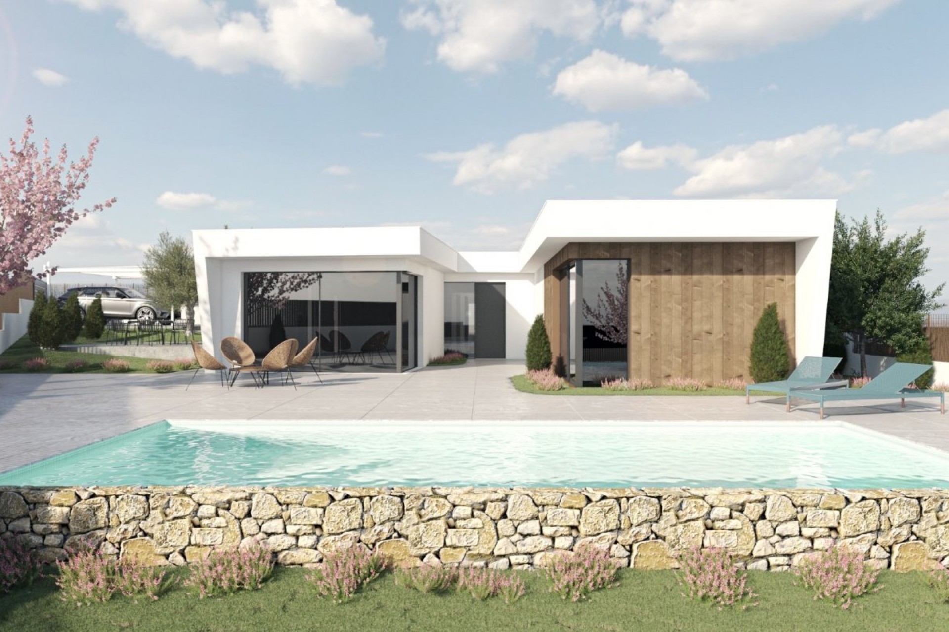 Nueva construcción  - Villa -
BAÑOS Y MENDIGO