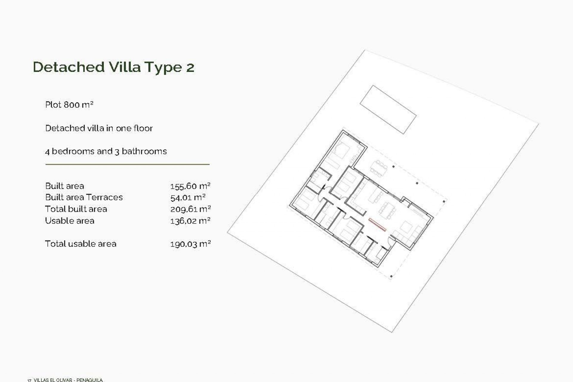 Nueva construcción  - Villa -
Penaguila - El Olivar