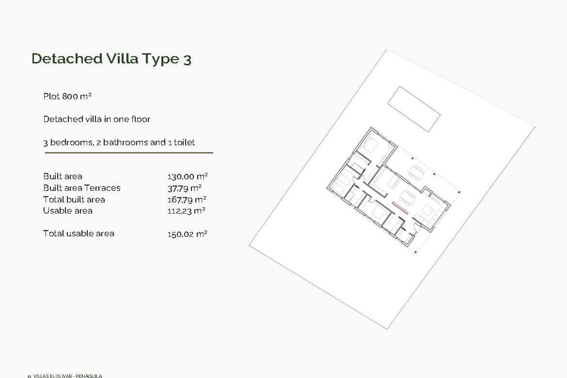 Nueva construcción  - Villa -
Penaguila - El Olivar