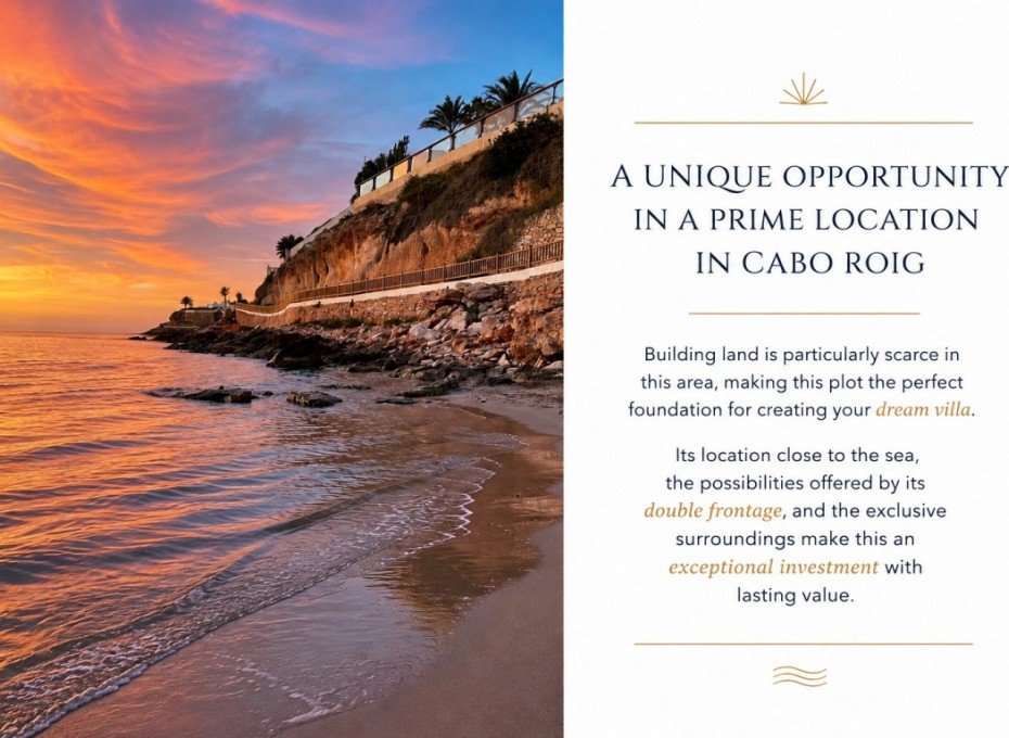 Reventa - Building Plot -
Cabo Roig