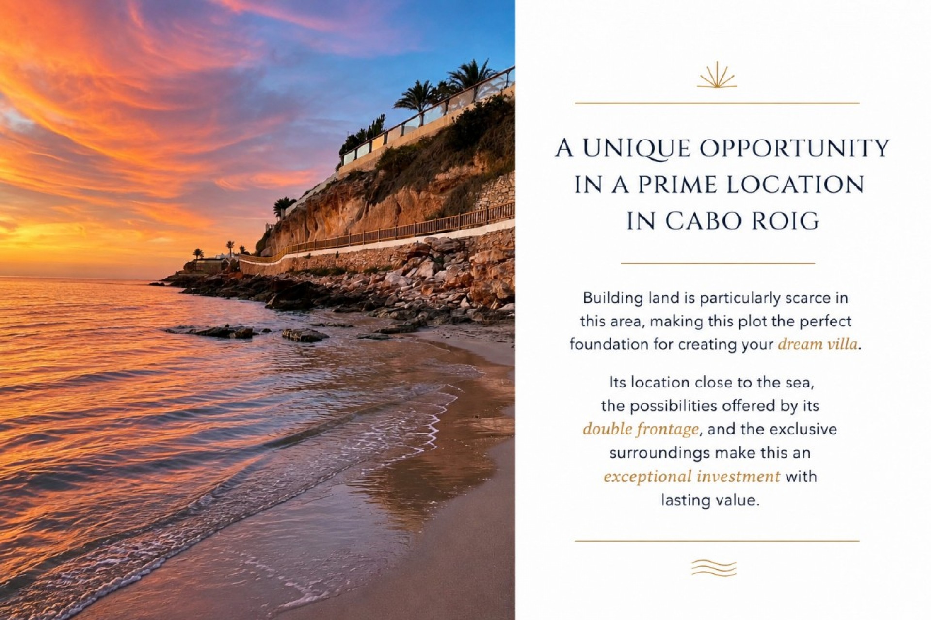 Reventa - Building Plot -
Cabo Roig
