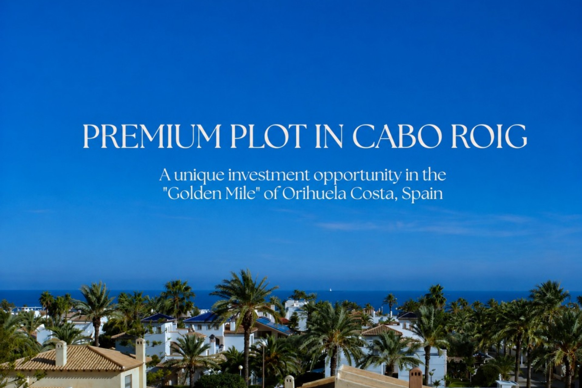Reventa - Building Plot -
Cabo Roig